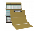 WhiteCoat Clipboard® Trifold - Tactical Brown Lactation Consultant Edition